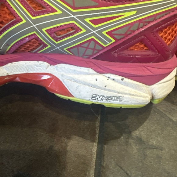 Asics Womens GT 2000 Orange Running Shoes Sneakers Size 9.5 - Picture 9 of 16